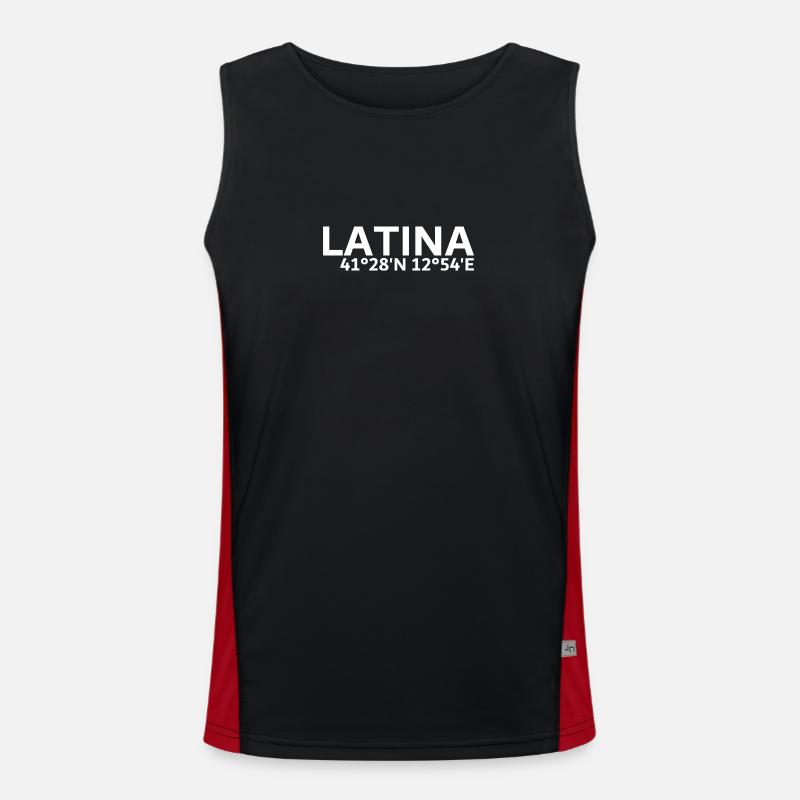 Latina coordinates Men's Functional Contrast Tank Top 