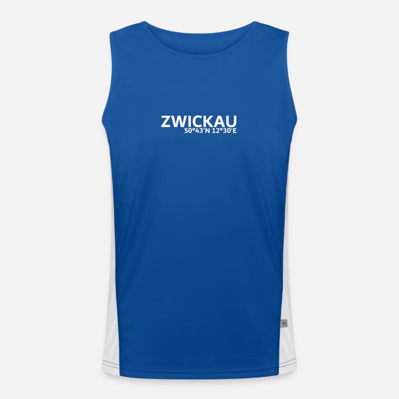 Zwickau coordinates Men's Functional Contrast Tank Top 