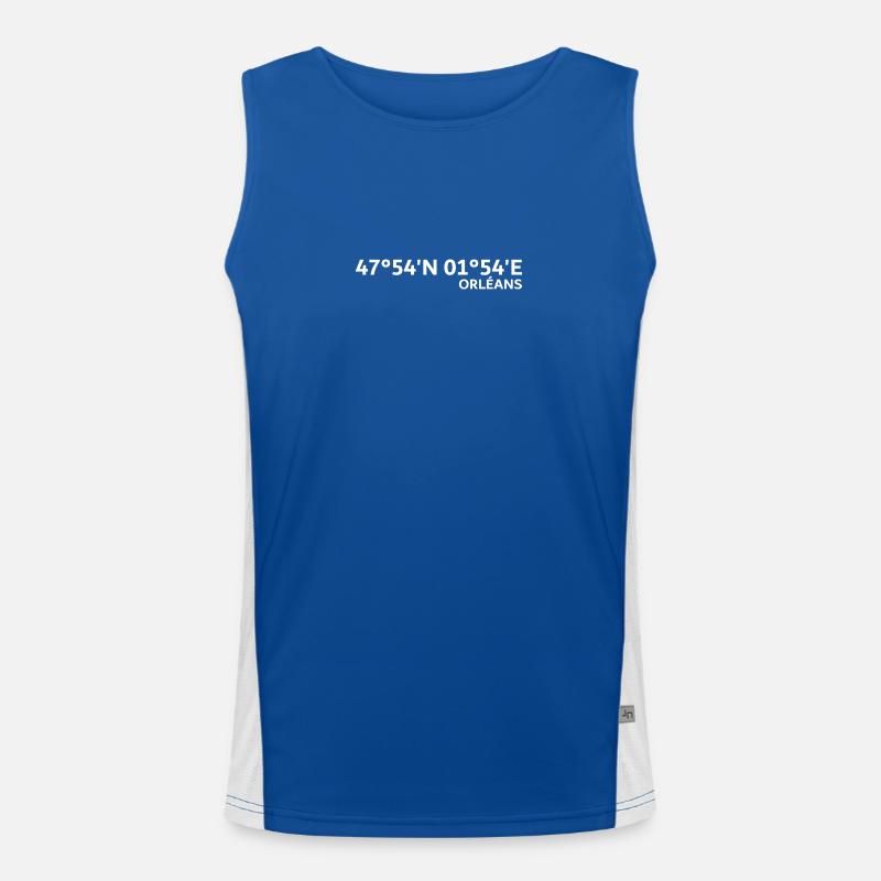 Orléans coordinates Men's Functional Contrast Tank Top 