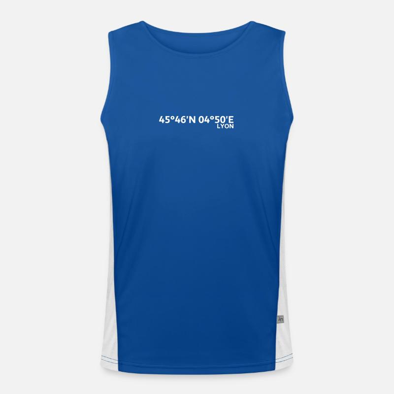 Lyon coordinates Men's Functional Contrast Tank Top 