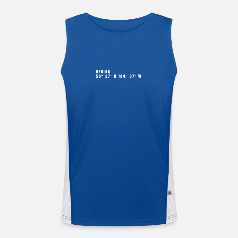 Regina Canada Coordinates Men's Functional Contrast Tank Top 