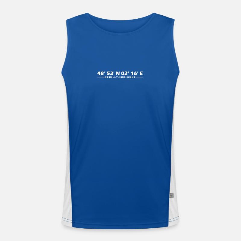 Neuilly-sur-Seine coordinates Men's Functional Contrast Tank Top 