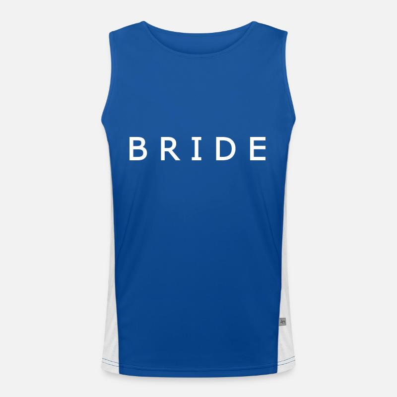 Bride Funktionelles Kontrast-Tank Top für Männer 