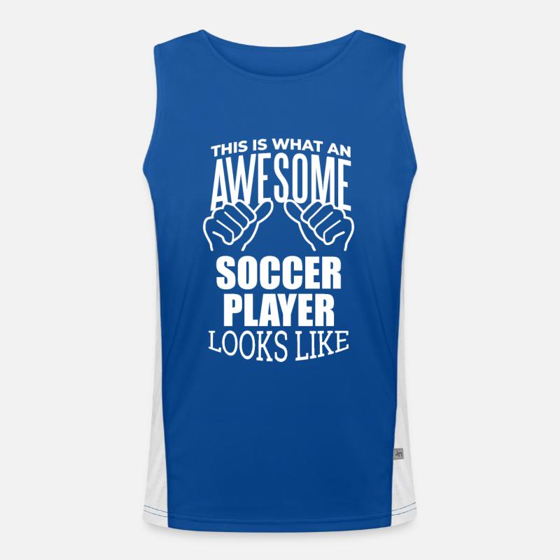 Fußball Funktionelles Kontrast-Tank Top für Männer 