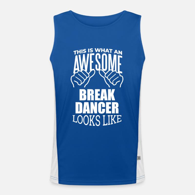 breakdancer Débardeur respirant contrasté Homme 