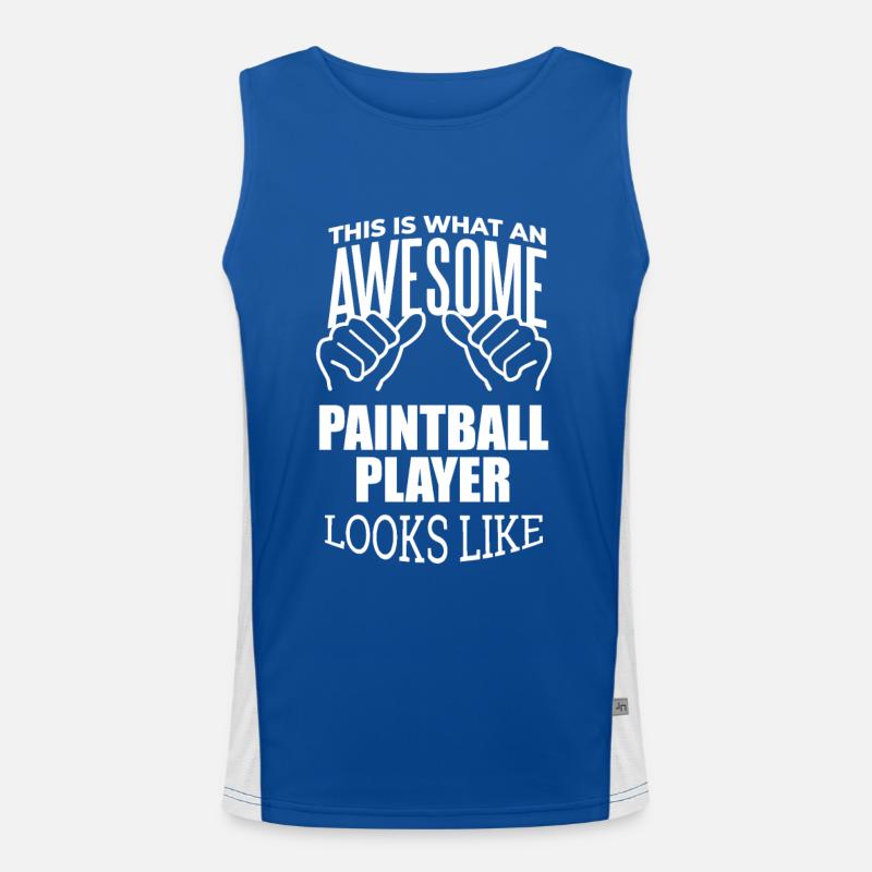 Paintball Men's Functional Contrast Tank Top 