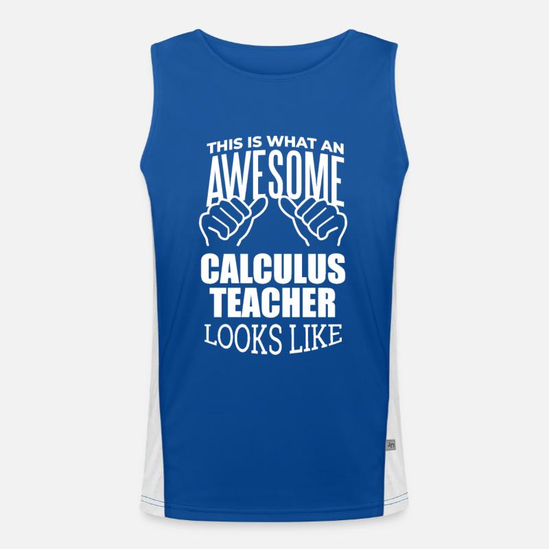 Infinitesimalrechnung Funktionelles Kontrast-Tank Top für Männer 