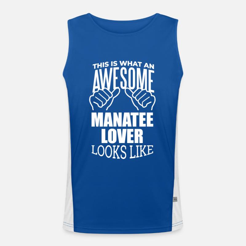 Seekuh Funktionelles Kontrast-Tank Top für Männer 