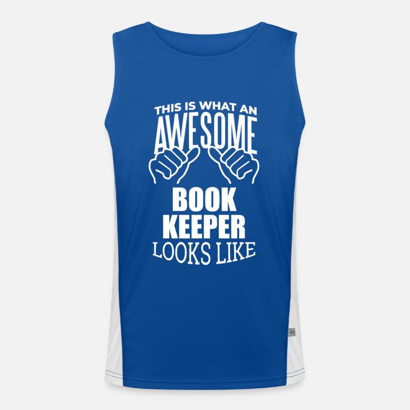 Buchhalter Funktionelles Kontrast-Tank Top für Männer 