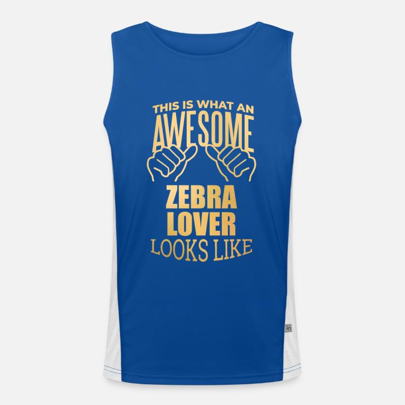 Zebra Men's Functional Contrast Tank Top 