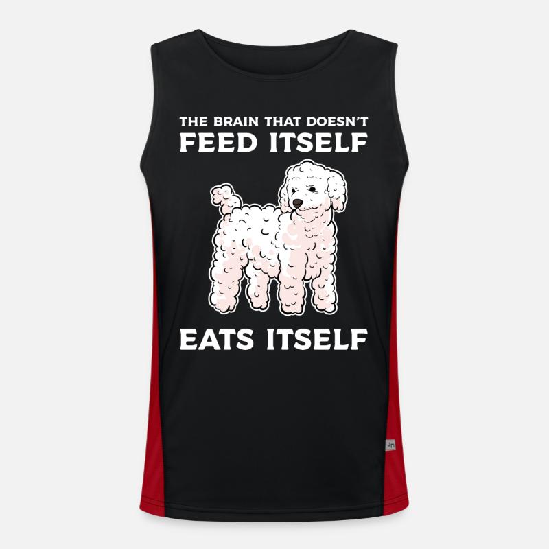 Caniche Chien Nain Caniche Jouet Caniche Petit Caniche Chiot Chiot Débardeur respirant contrasté Homme 