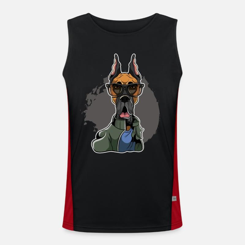 Great Dane - Great Dane Men's Functional Contrast Tank Top 