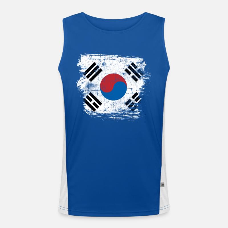 Corée du Sud Débardeur respirant contrasté Homme 