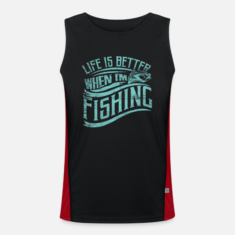 fishing Men's Functional Contrast Tank Top 
