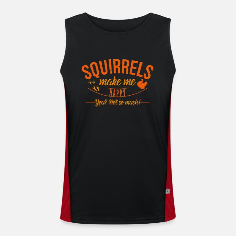 squirrel Men's Functional Contrast Tank Top 