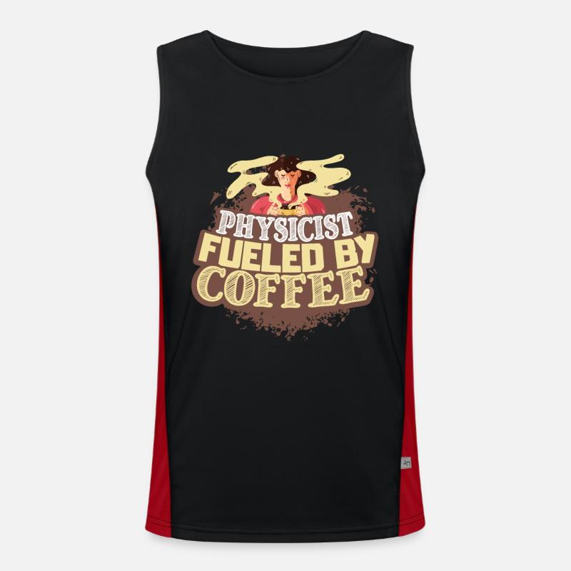 Physiker Physik Funktionelles Kontrast-Tank Top für Männer 