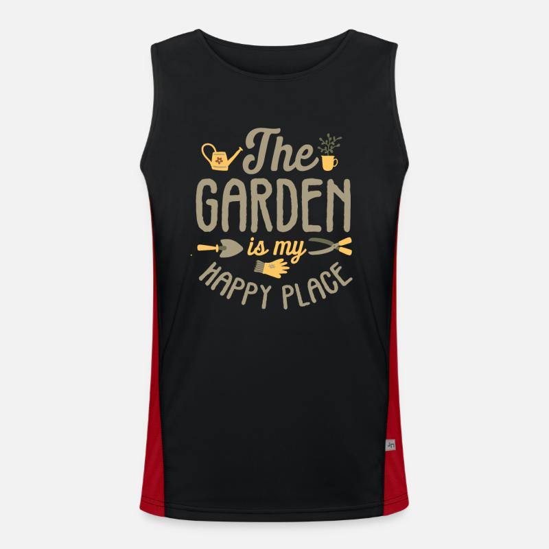 Garten Gärtner Funktionelles Kontrast-Tank Top für Männer 