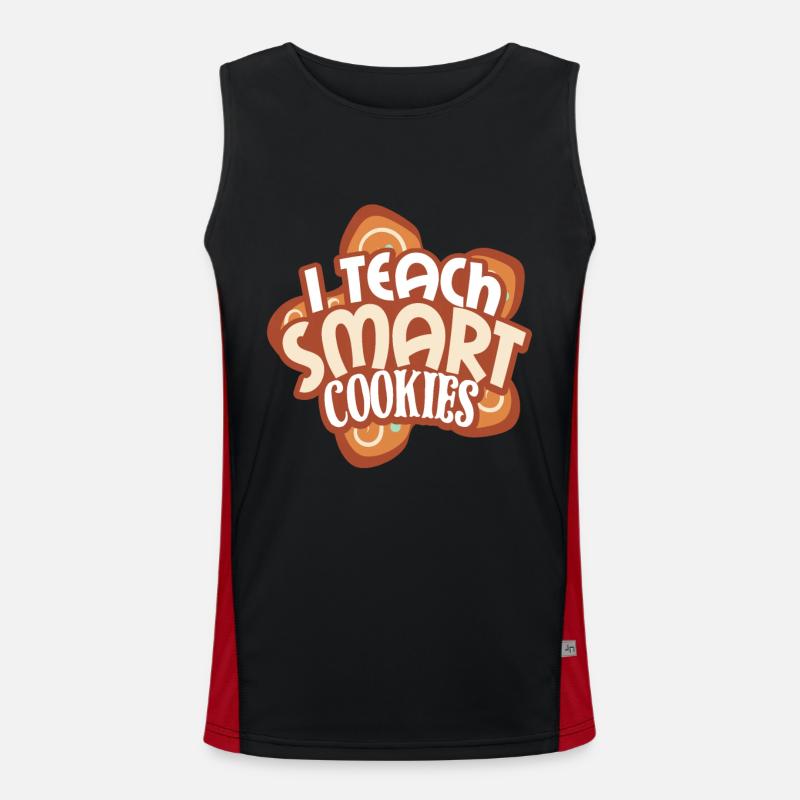 Lehrer Schule Funktionelles Kontrast-Tank Top für Männer 