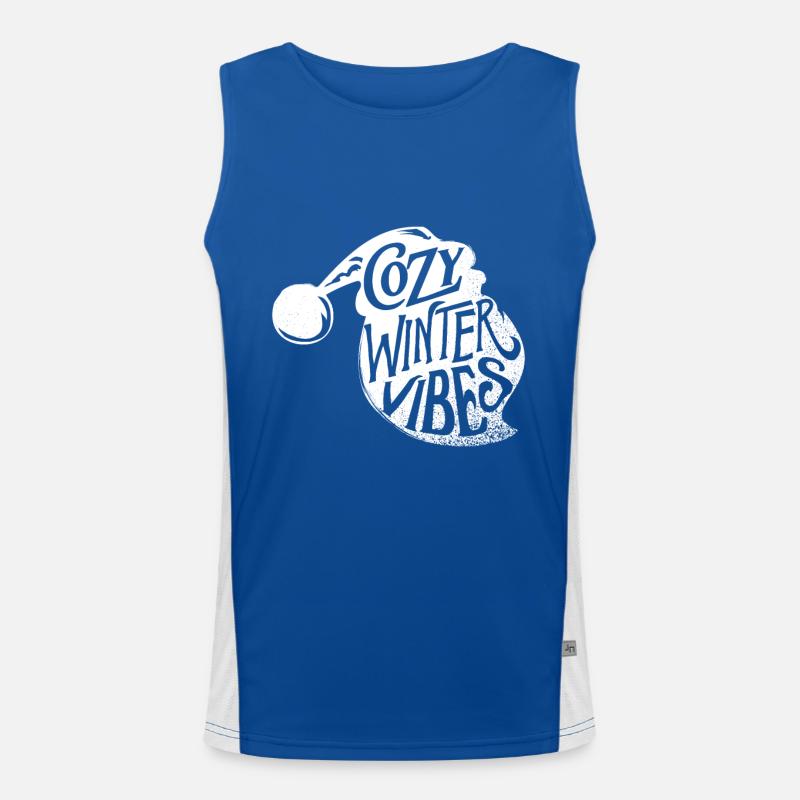 winter Men's Functional Contrast Tank Top 