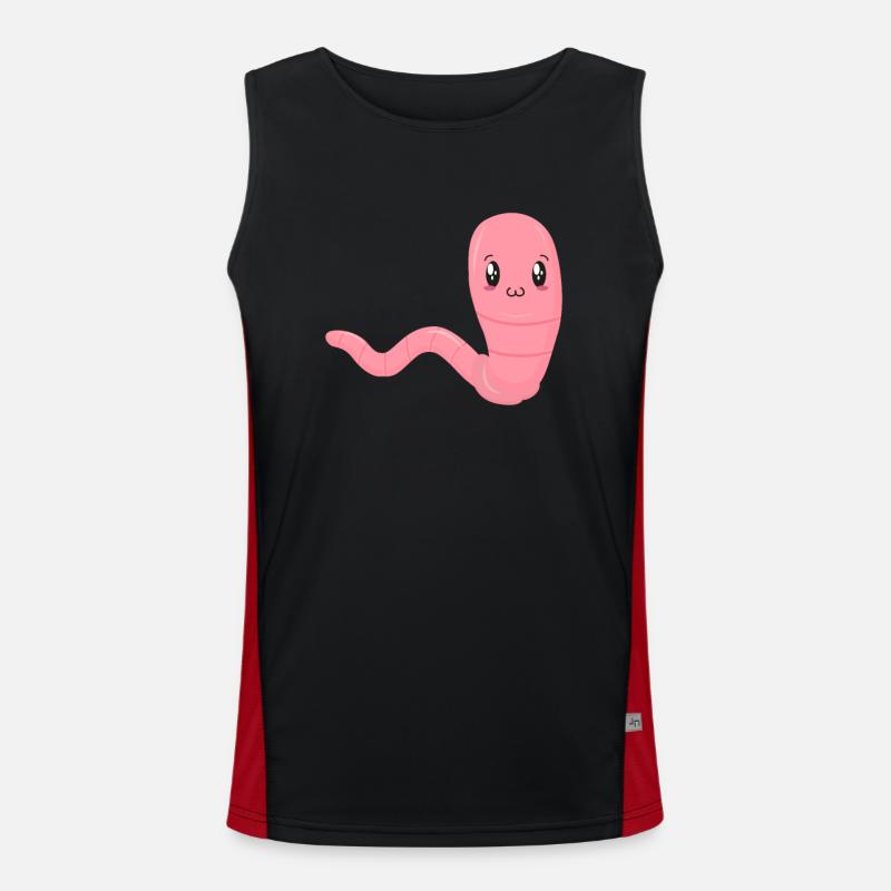 worm Men's Functional Contrast Tank Top 