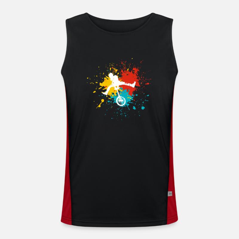 unicycle Men's Functional Contrast Tank Top 