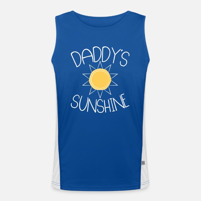Dad daughter Men's Functional Contrast Tank Top 