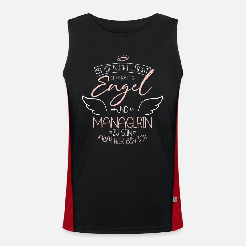 Managerin Funktionelles Kontrast-Tank Top für Männer 