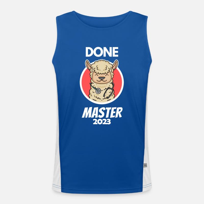 Master 2023 Funktionelles Kontrast-Tank Top für Männer 
