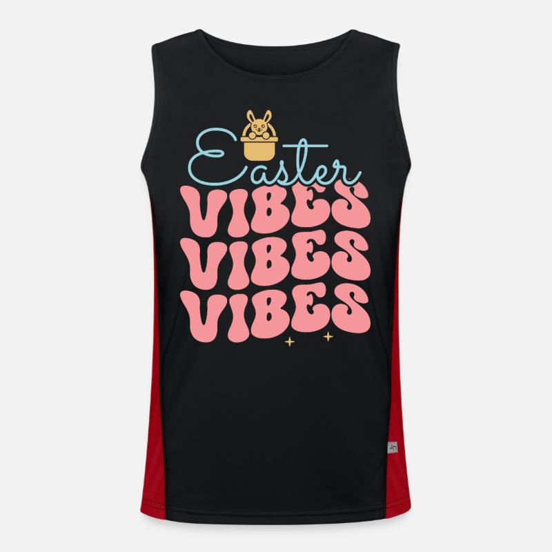Easter Men's Functional Contrast Tank Top 