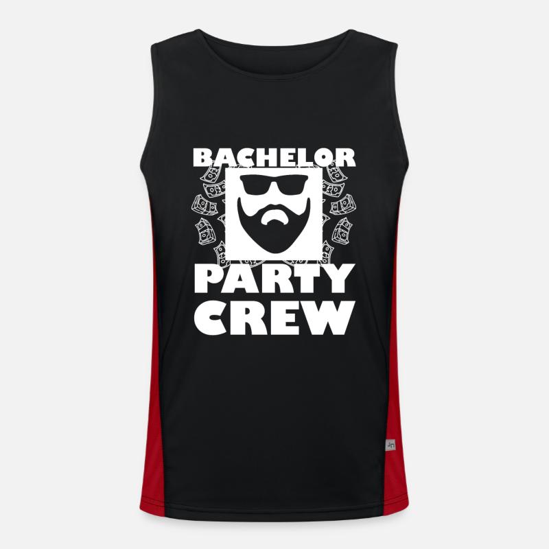 Bachelor Men's Functional Contrast Tank Top 