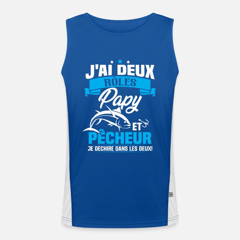 Papy Et pêcheur Débardeur respirant contrasté Homme 