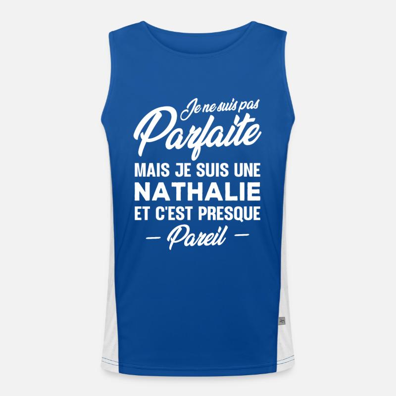 Pas parfaite mais je suis Nathalie Débardeur respirant contrasté Homme 