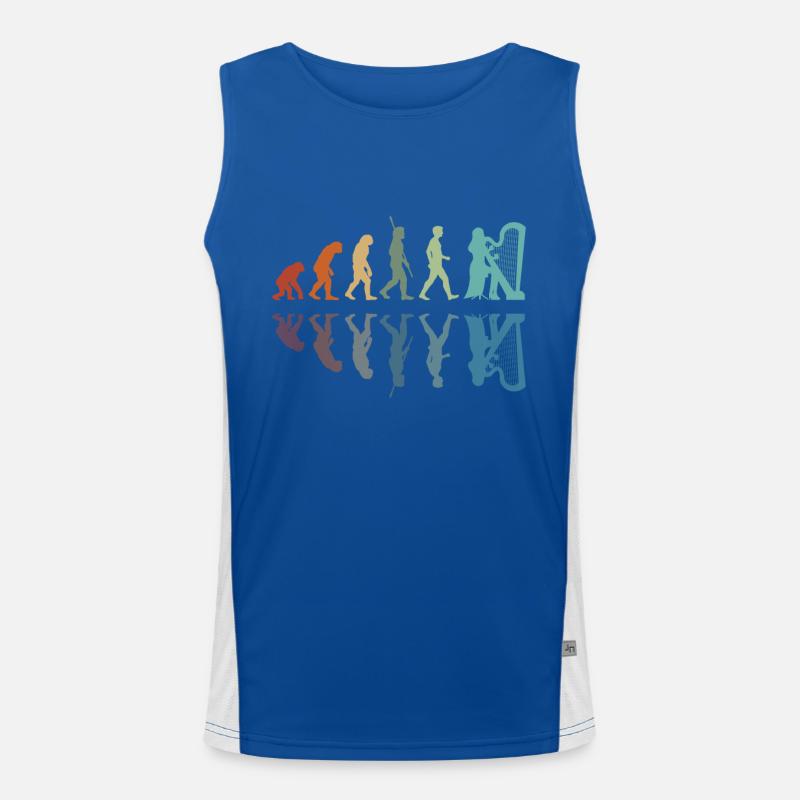 Harp Player Evolution Men's Functional Contrast Tank Top 