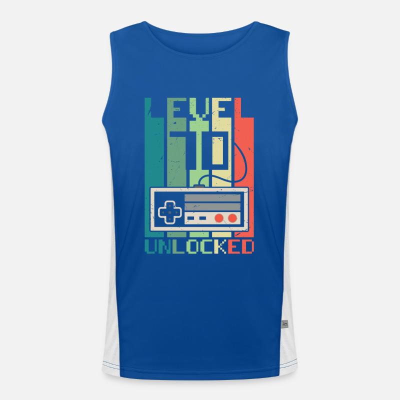 Level 70 Unlocked Men's Functional Contrast Tank Top 