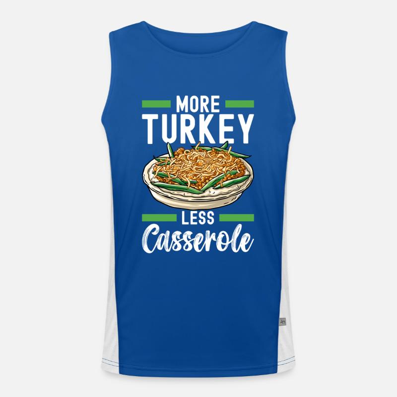 Casserole de haricots verts Débardeur respirant contrasté Homme 