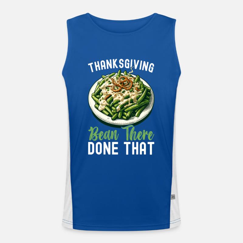 Casserole de haricots verts Débardeur respirant contrasté Homme 