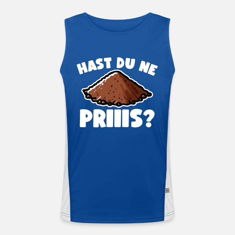 Schnupftabak Funktionelles Kontrast-Tank Top für Männer 