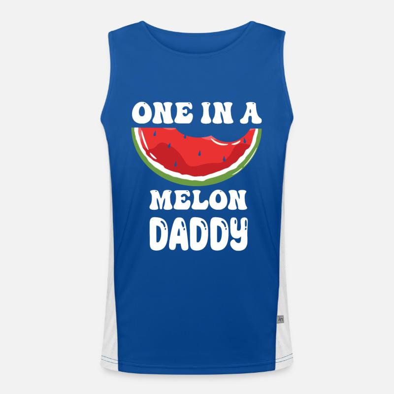 Un dans A Melon Daddy drôle Father Citations Débardeur respirant contrasté Homme 