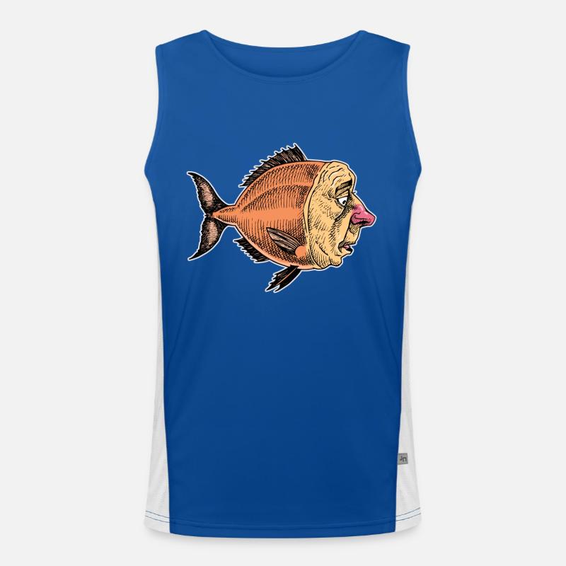 PAYASO FISH Men's Functional Contrast Tank Top 