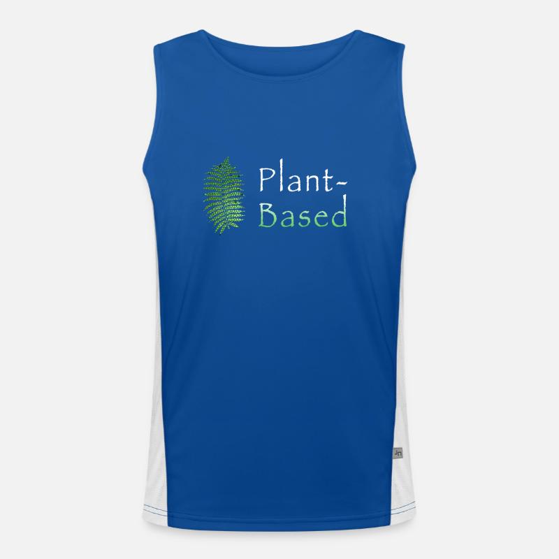 Plant-Based Funktionelles Kontrast-Tank Top für Männer 