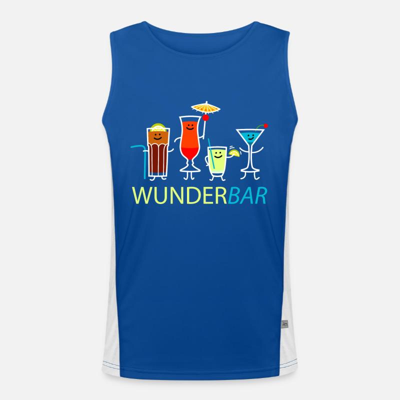 Wunderbar (b) Funktionelles Kontrast-Tank Top für Männer 