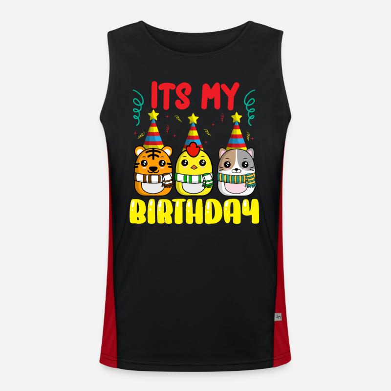 Not allowed in Nice Class 9,16; GB, EM, US Funktionelles Kontrast-Tank Top für Männer 