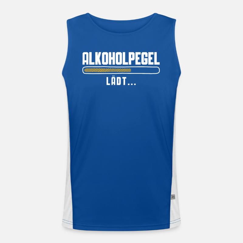 Charges alcoolisées... | Chemise Beer Lovers | Débardeur respirant contrasté Homme 