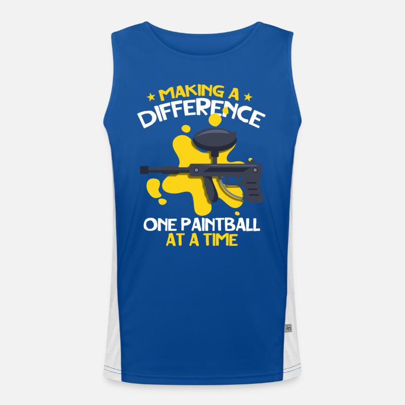 Faire une différence pour un athlète d’équipe Débardeur respirant contrasté Homme 