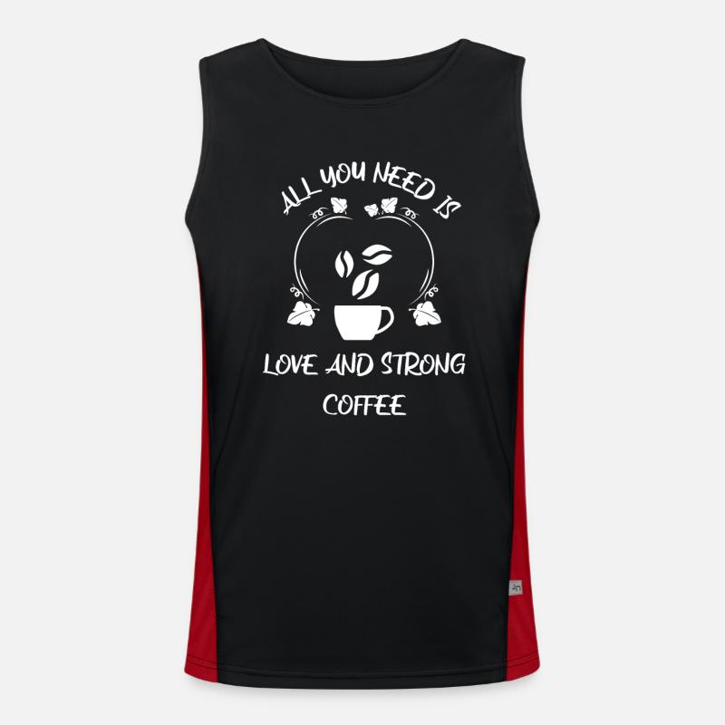 Café Espresso Café Débardeur respirant contrasté Homme 