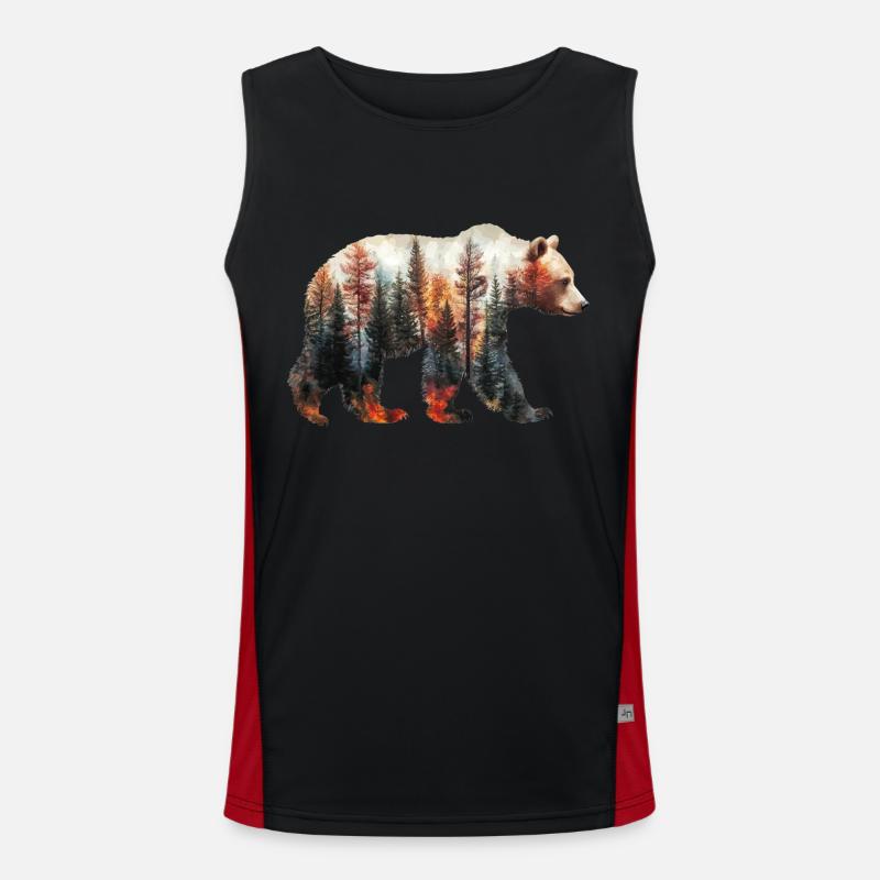 Bear Men's Functional Contrast Tank Top 