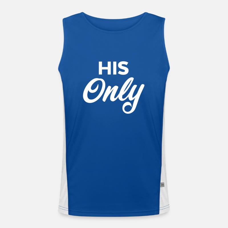 His Only Men's Functional Contrast Tank Top 