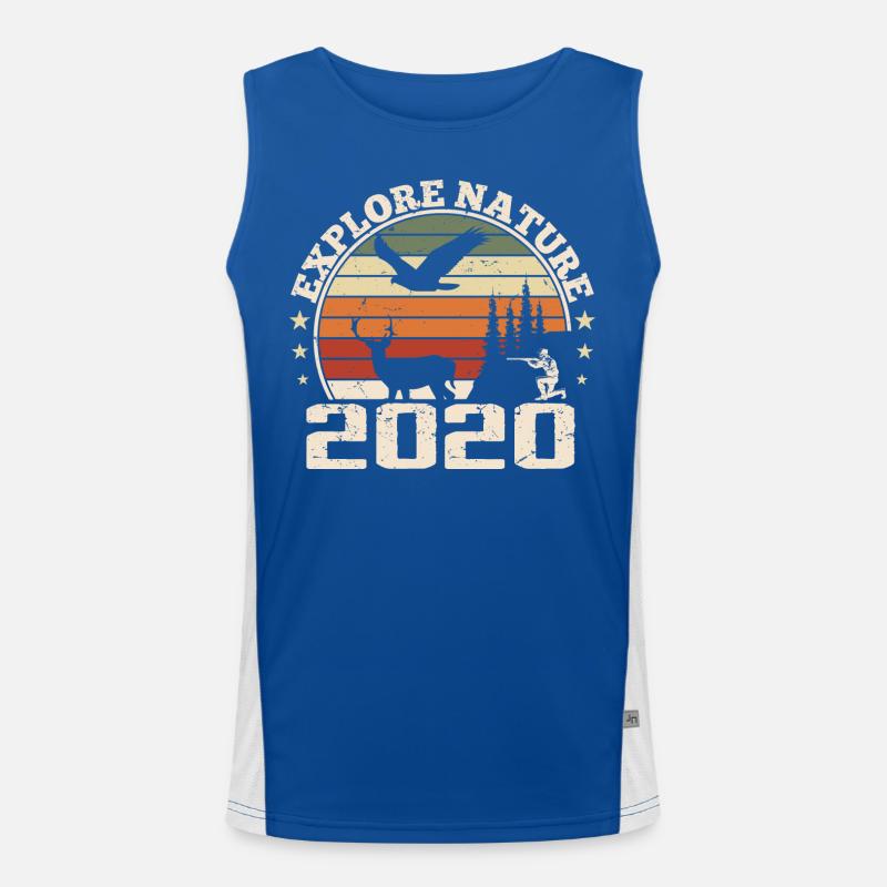 2020 Classic Hunter Birthday Gift 2020 Men's Functional Contrast Tank Top 