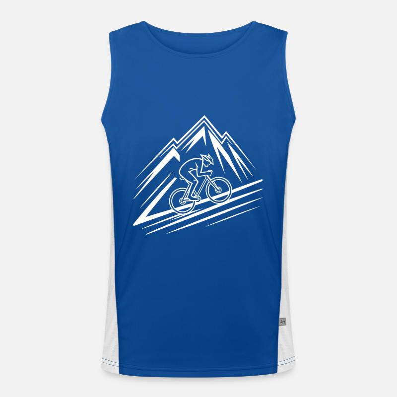 Vélo Mountain Mountain Biker Débardeur respirant contrasté Homme 