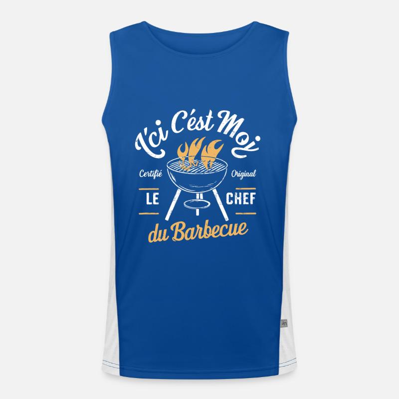 Le Chef du Barbecue Débardeur respirant contrasté Homme 